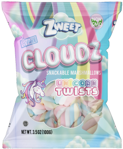 unicorn twists marshmallows